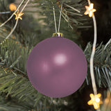Esferas Navideñas color Vino, 9pzas