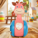 Carrito Infantil con Sonido, Ciervo, Color Rosa