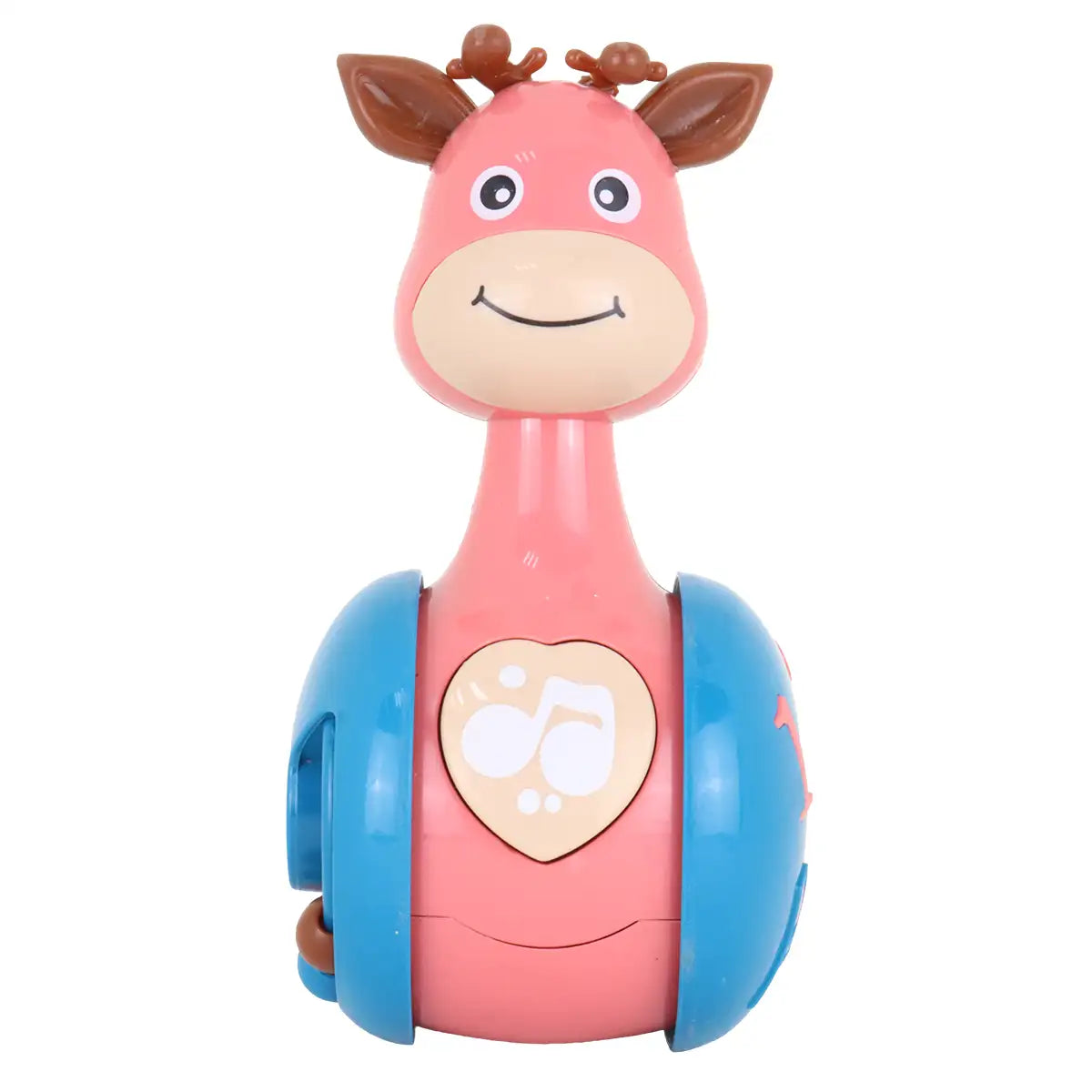 Carrito Infantil con Sonido, Ciervo, Color Rosa