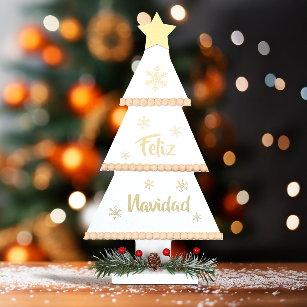 Árbol Navideño para Decoración "Feliz Navidad"