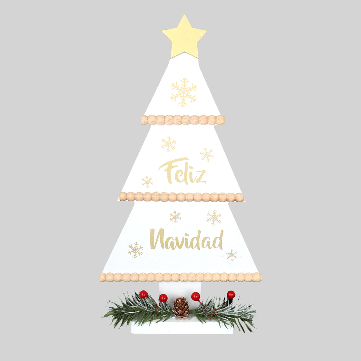 Árbol Navideño para Decoración "Feliz Navidad"