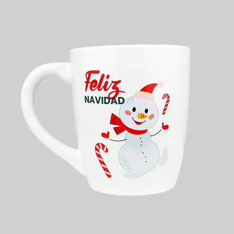 Taza Navideña de Cerámica "Feliz Navidad"