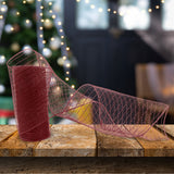 Listón Navideño Mesh Ribbon