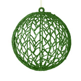 Esfera Decorada con Glitter color Verde