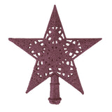 Estrella de Árbol, Glitter, Color Fucsia