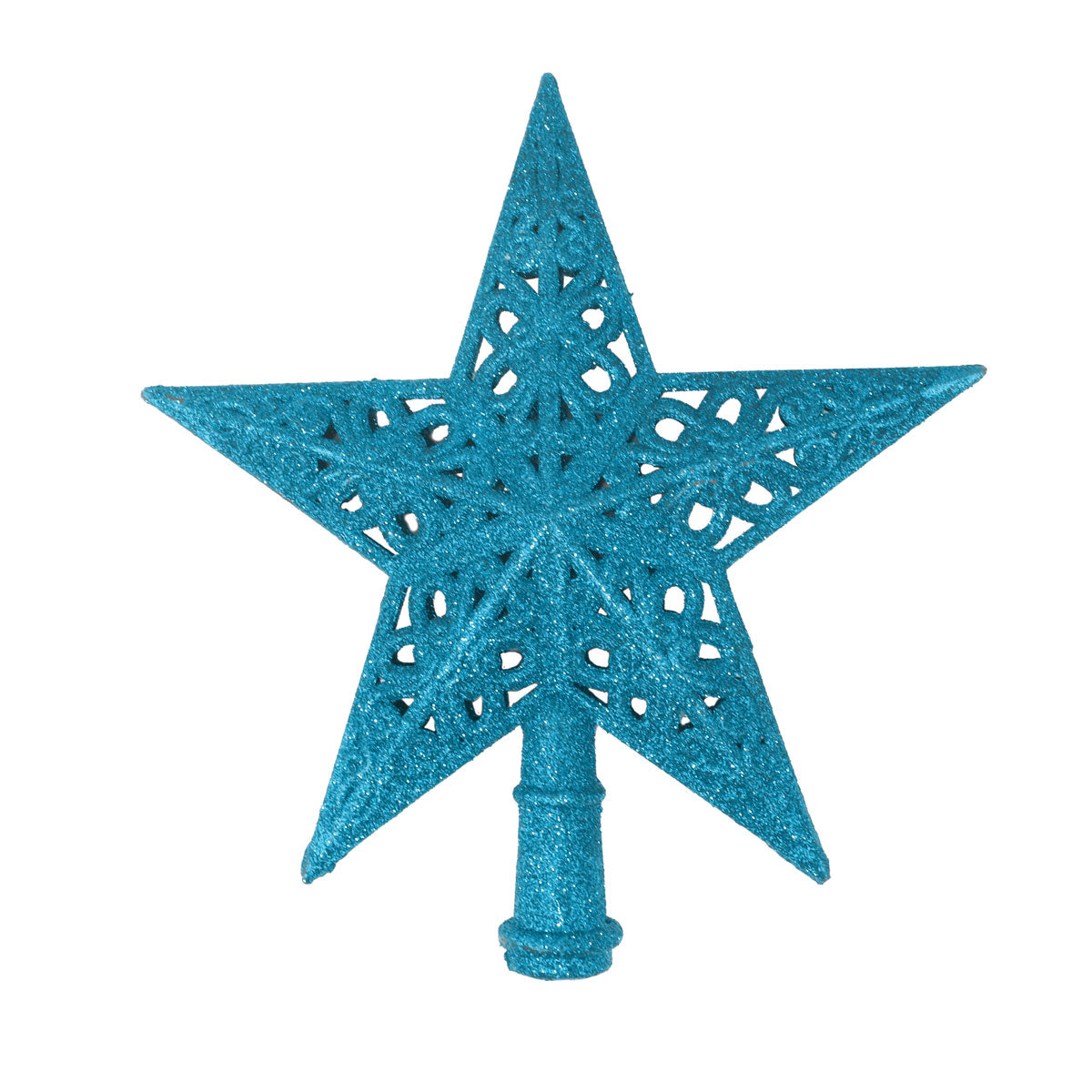 Estrella Decorativa color Azul para Punta de Árbol de Navidad