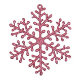 Ornamento de Copo de Nieve color Fucsia