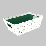 Caja Rectangular con Diseño Navideño