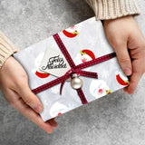 Papel de Regalo Navideño con Estampado de Santa Claus