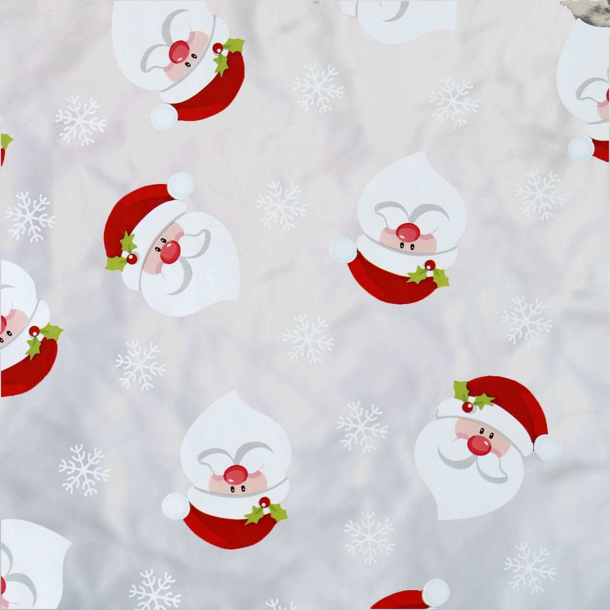 Papel de Regalo Navideño con Estampado de Santa Claus