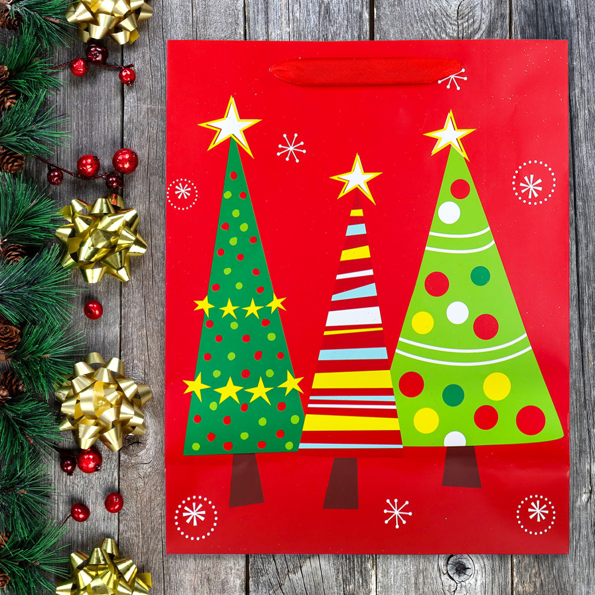Bolsa de Regalo, Árboles Navideños