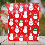 Bolsa Jumbo de Regalo con Decoración de Copo/Muñeco de Nieve