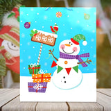 Bolsa Jumbo de Regalo con Decoración de Muñeco de Nieve