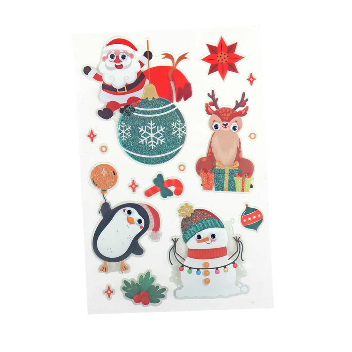 Stickers con Diseño Navideño, Esfera