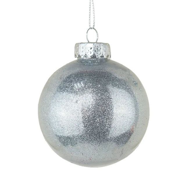 Esfera Decorada color Platino