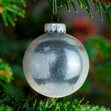 Esfera Decorada color Platino