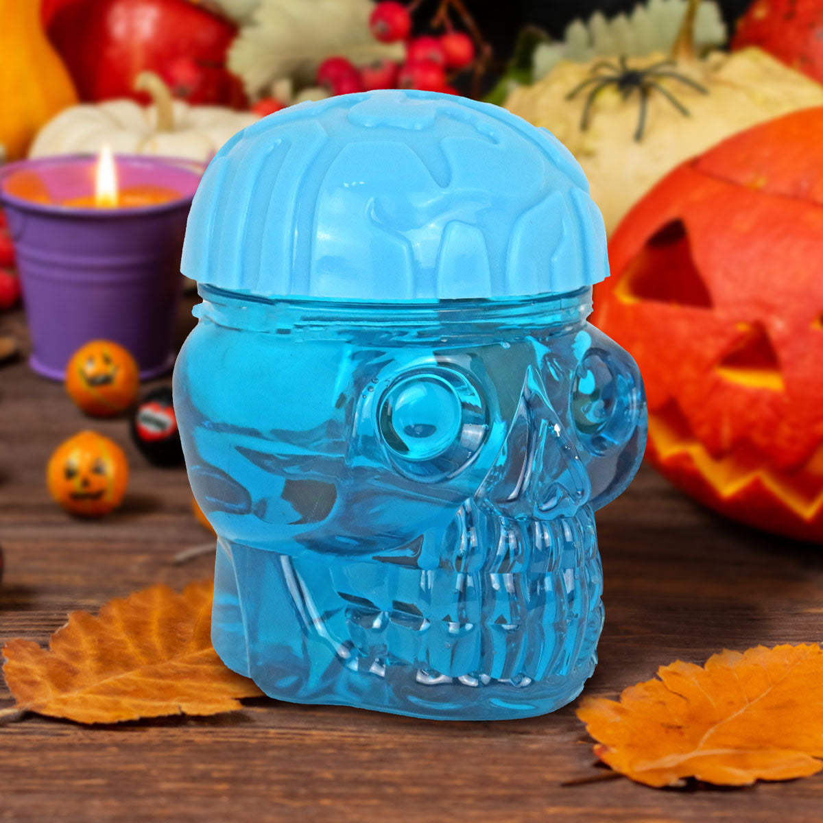 Caramelo Líquido en Calavera color Azul