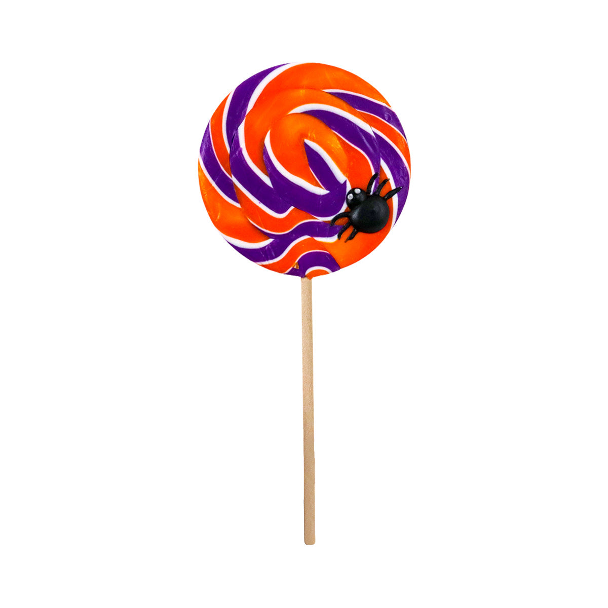 Paleta de Caramelo color Naranja con Figura en Forma de Insecto 80gr