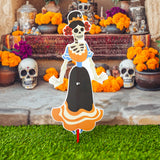 Estaca Decorativa con Diseño de Catrina