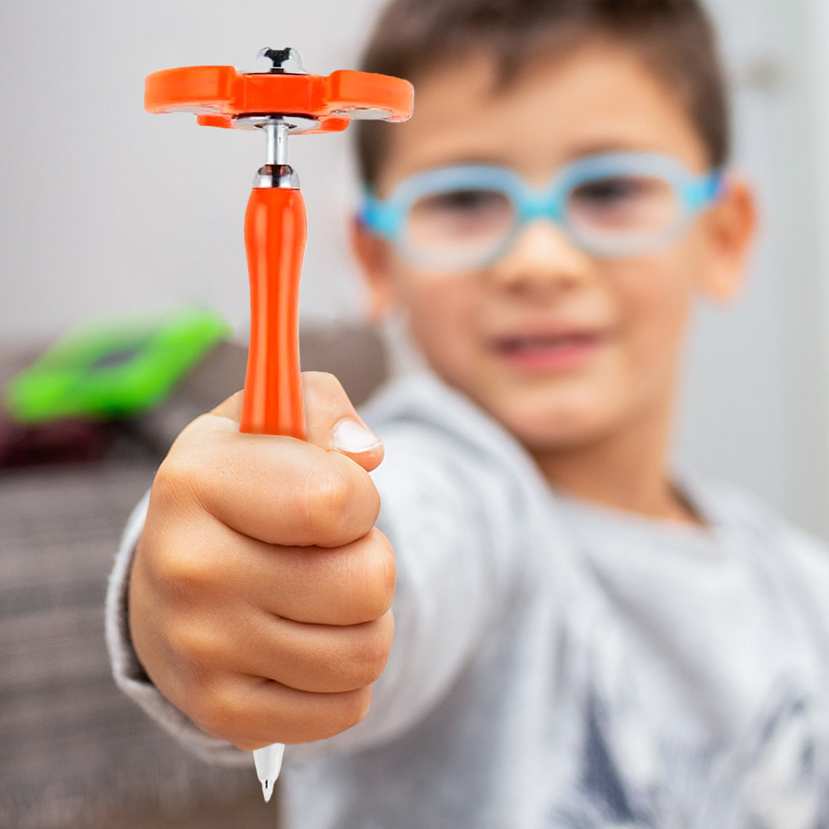 Bolígrafo Spinner, color Naranja