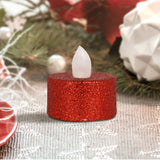 Velas LED, 2 pzas, Color Rojo
