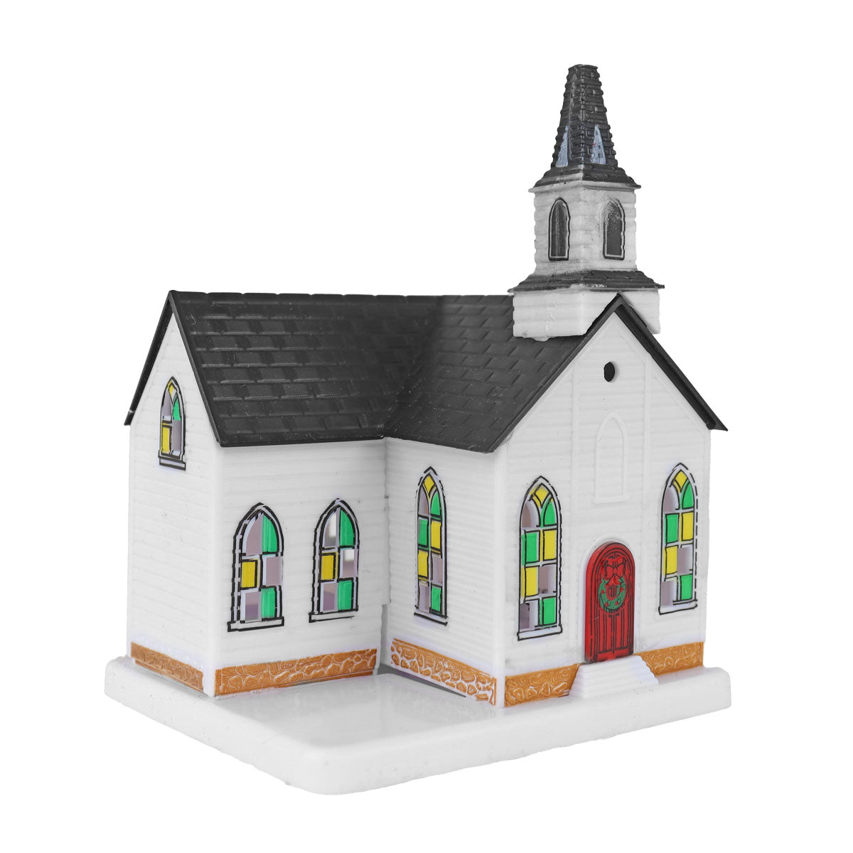 Iglesia, Plástico, Villa Navideña