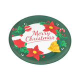 Plato de Melamina color Verde, Merry Christmas