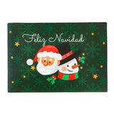 Set de 4 Manteles Individuales "Feliz Navidad"