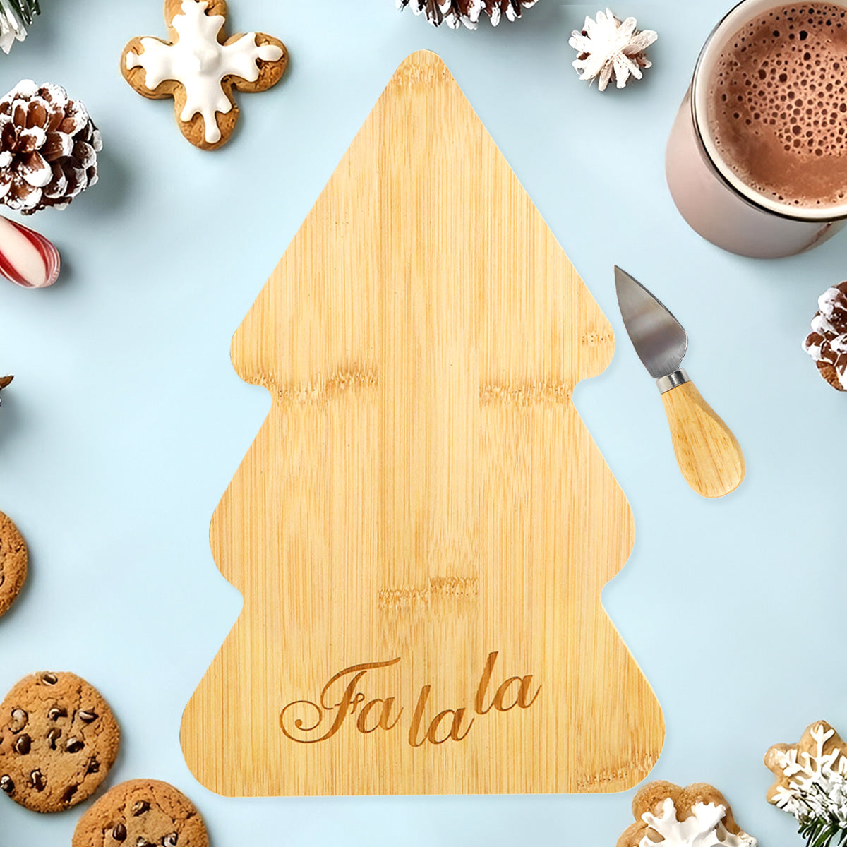 Tabla de Picar en Forma de Árbol de Navidad