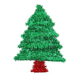 Árbol Navideño Decorativo de Tinsel color Verde