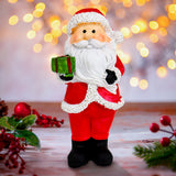Santa con Regalos, Figura Decorativa de Cerámica