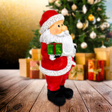 Santa con Regalos, Figura Decorativa de Cerámica