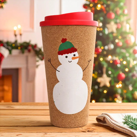 Termo Navideño para Café, "Joy To The World"