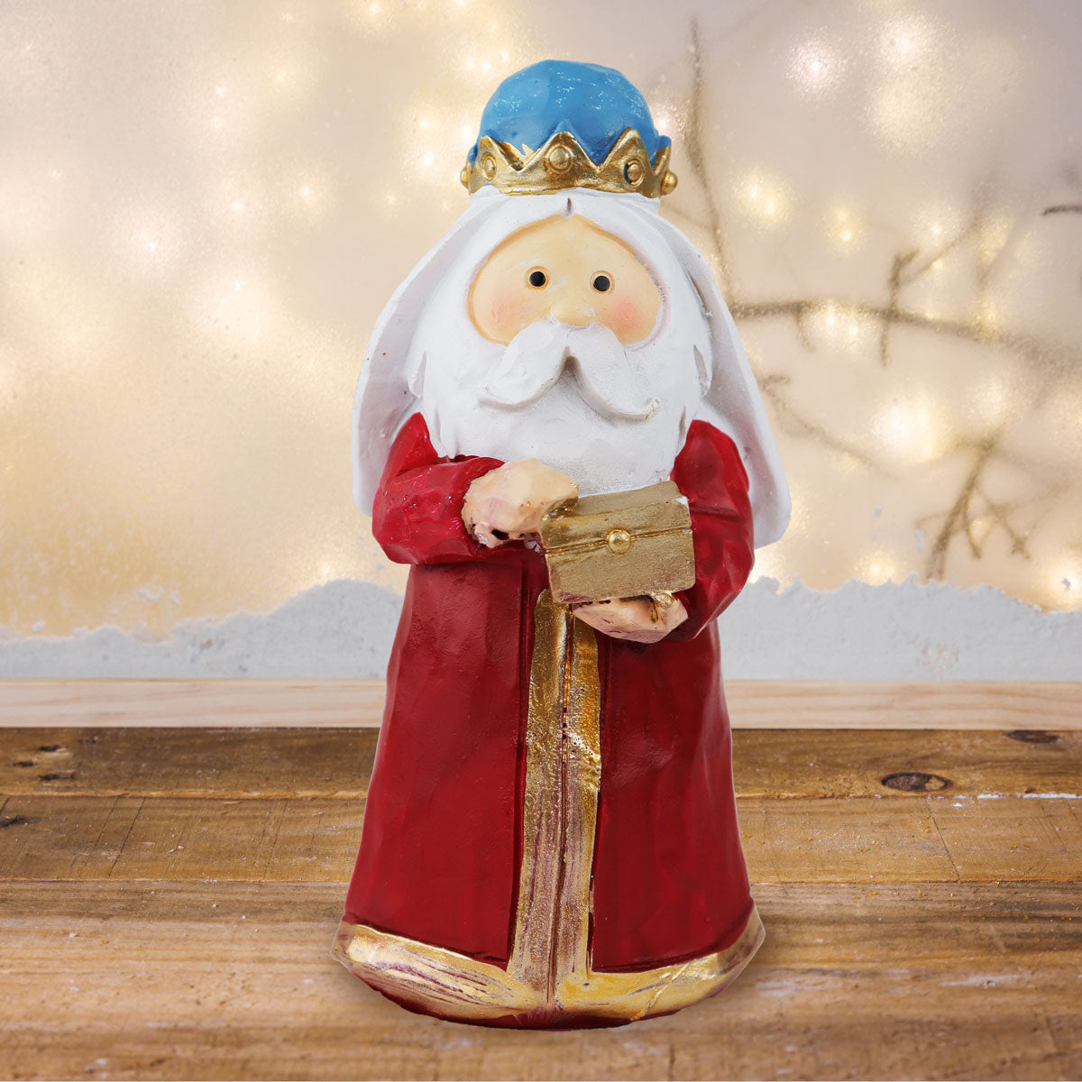 Melchor, Rey Mago, Figura Decorativa de Cerámica
