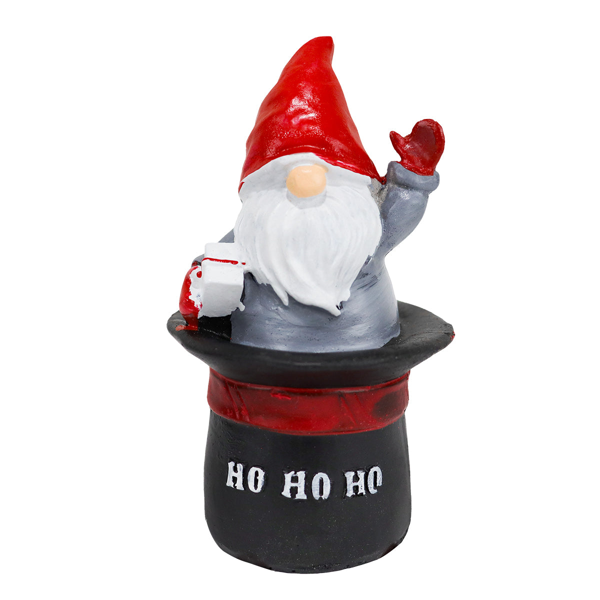 Gnomo en Sombrero, Figura Decorativa de Cerámica