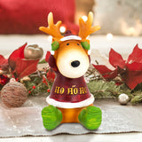 Reno con Suéter "HOHOHO" Cerámica