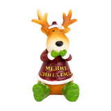 Reno con Suéter "Merry Christmas" Cerámica