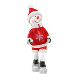 Muñeco de Nieve Navideño de Poliresina