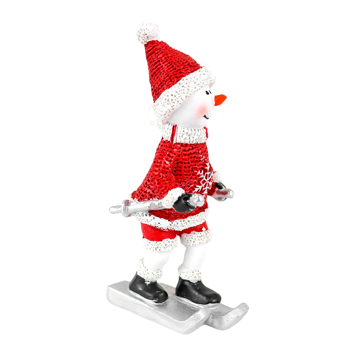 Muñeco de Nieve Navideño de Poliresina