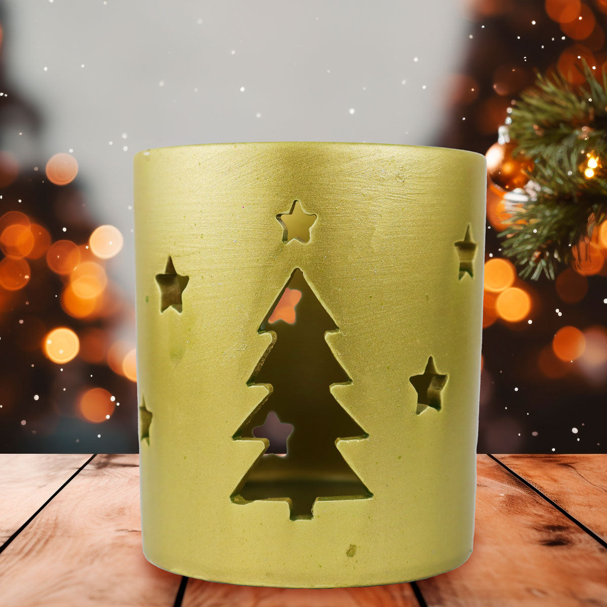 Portavelas Pino Navidad