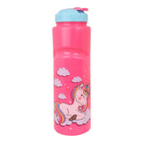 Botella de Plástico con Estampado de Pony para Niños