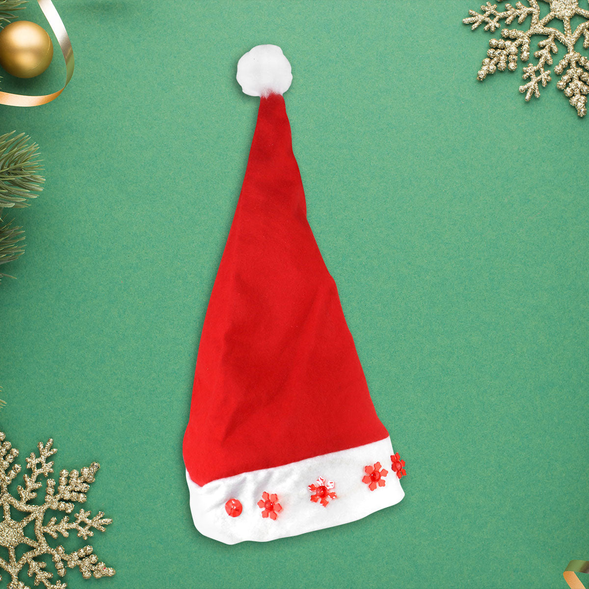 Gorro Navideño de Santa Claus con Luz