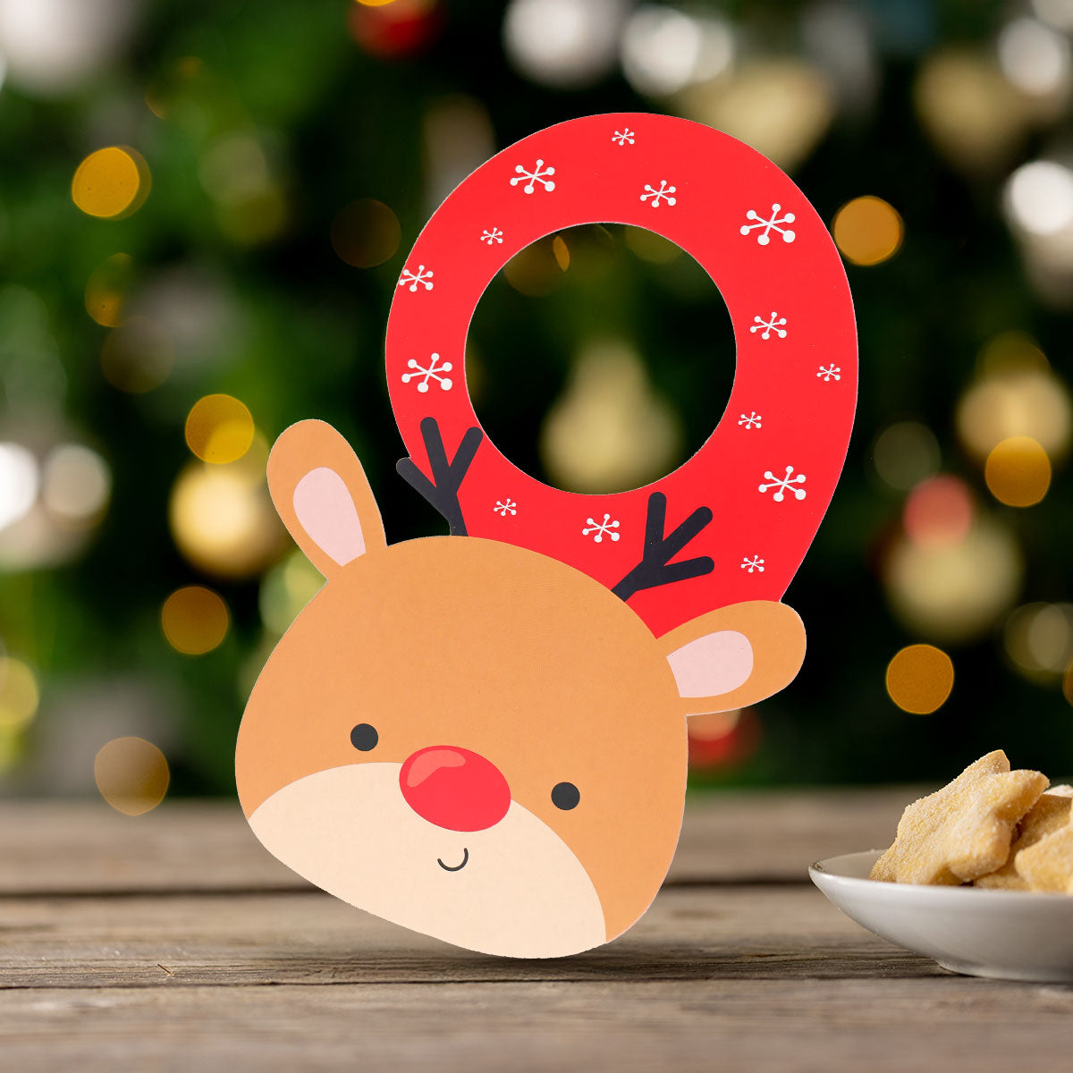 Reno, Adorno para Manija de Puerta Navideño