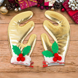 Broches para el Cabello con Diseño de Reno, Color Dorado