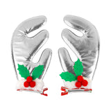 Broches para el Cabello con Diseño de Reno, Color Plata