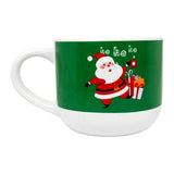 Taza de Cerámica con Diseño Navideño, Ho Ho Ho