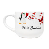 Taza de Cerámica con Diseño Navideño, Feliz Navidad