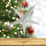 Estrella Decorativa de Papel color Plata