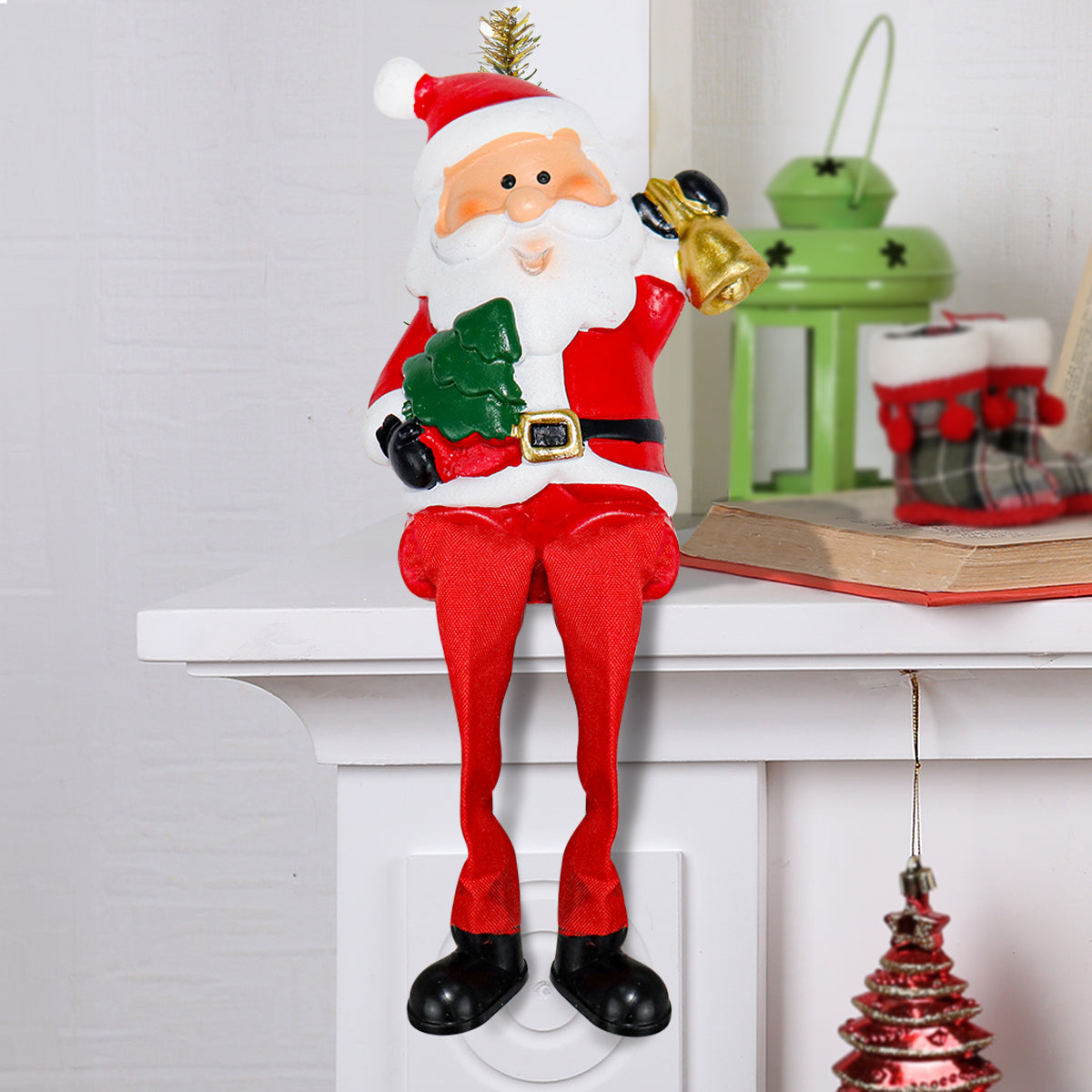 Santa, Piernas Colgantes, Cerámica