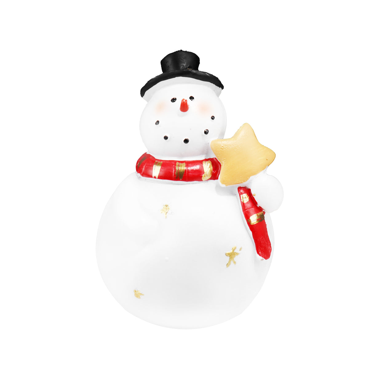 Muñeco de Nieve, Figura Decorativa de Cerámica